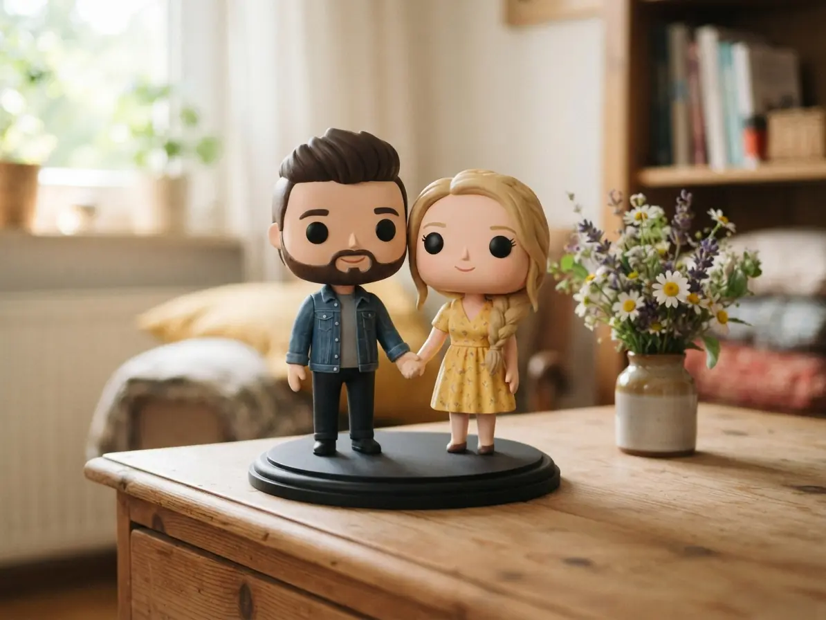 Фігурка пари в стилі Funko Pop — тримаються за руки